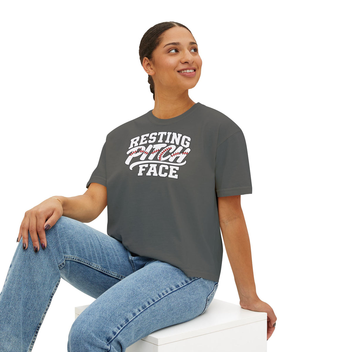 Resting Pitch Face Boxy Tee