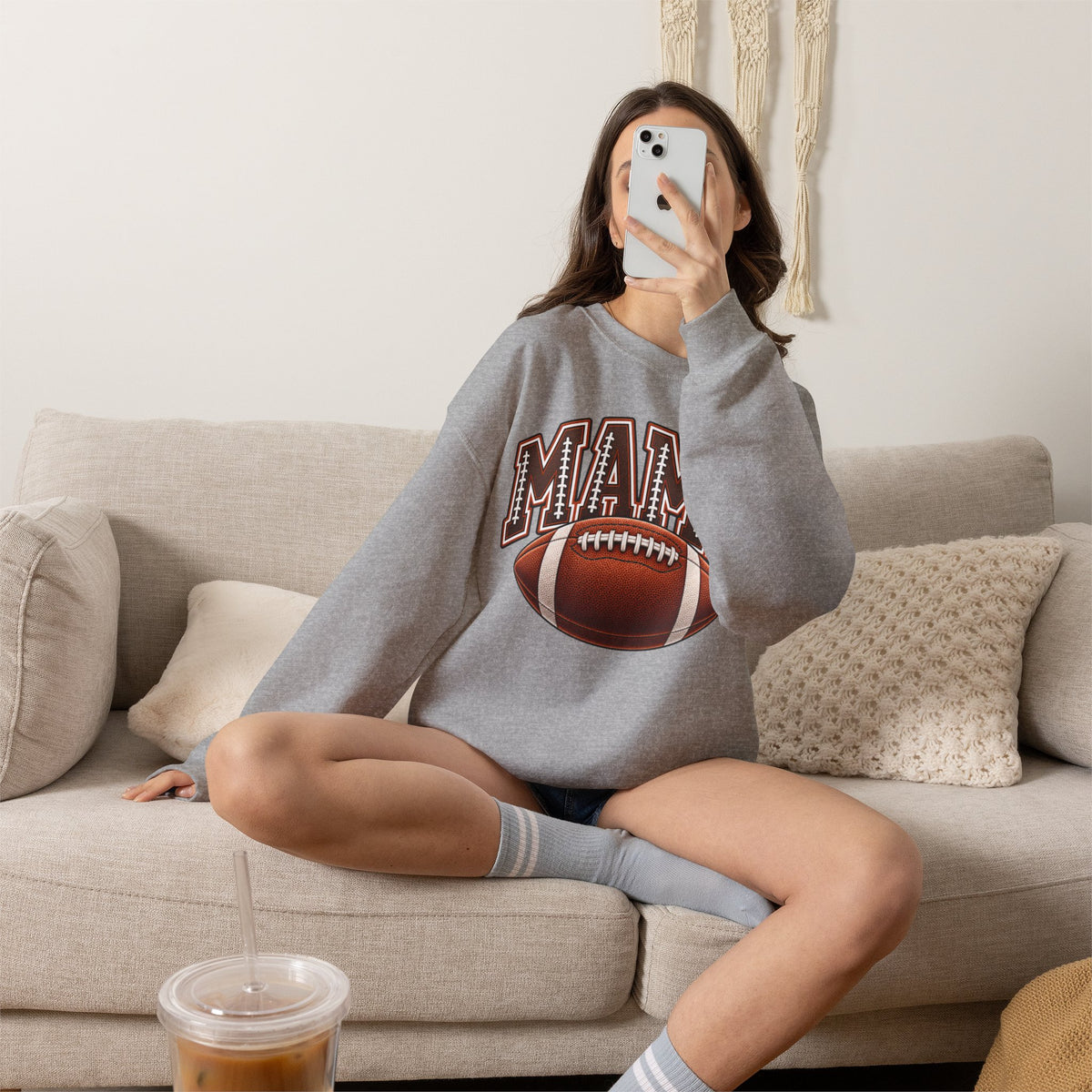 Mama Football Crewneck