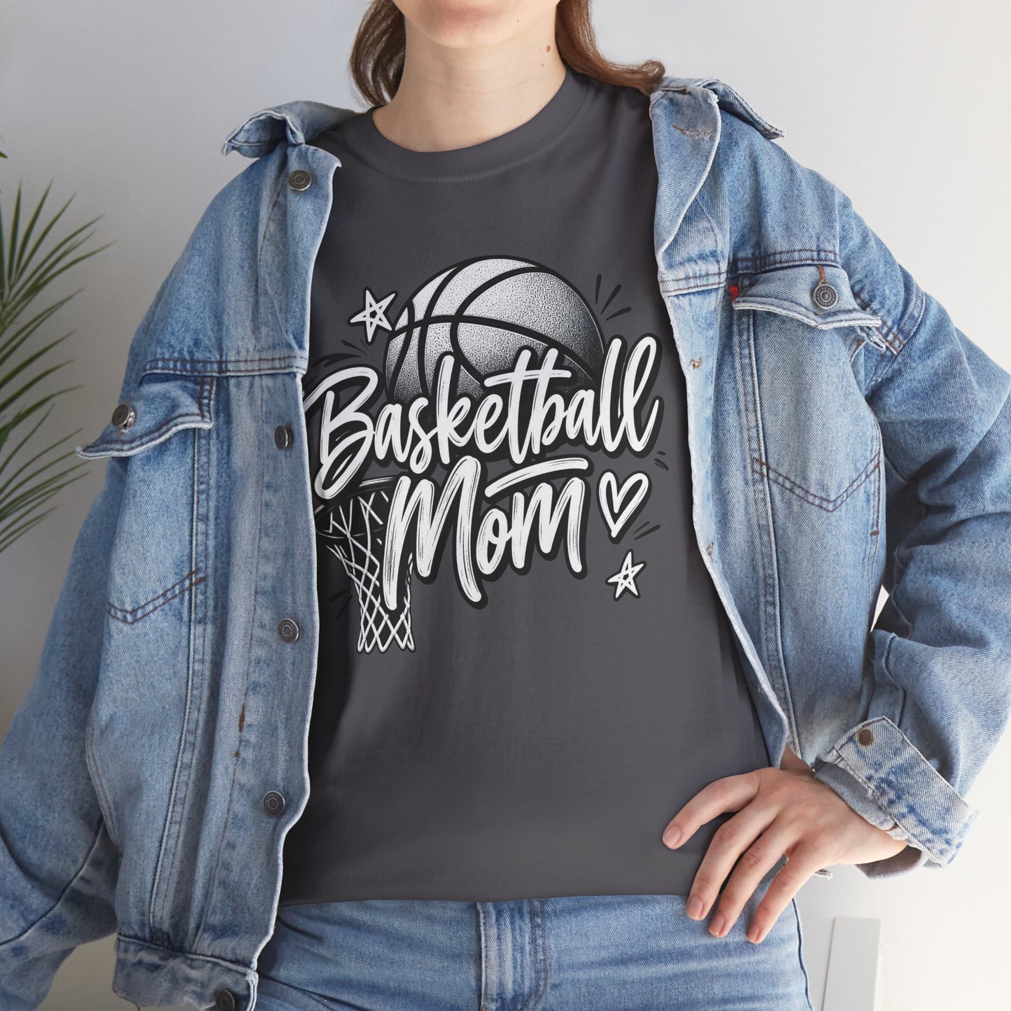 Basketball Mom T-Shirt — Graphic Sports Mom Tee