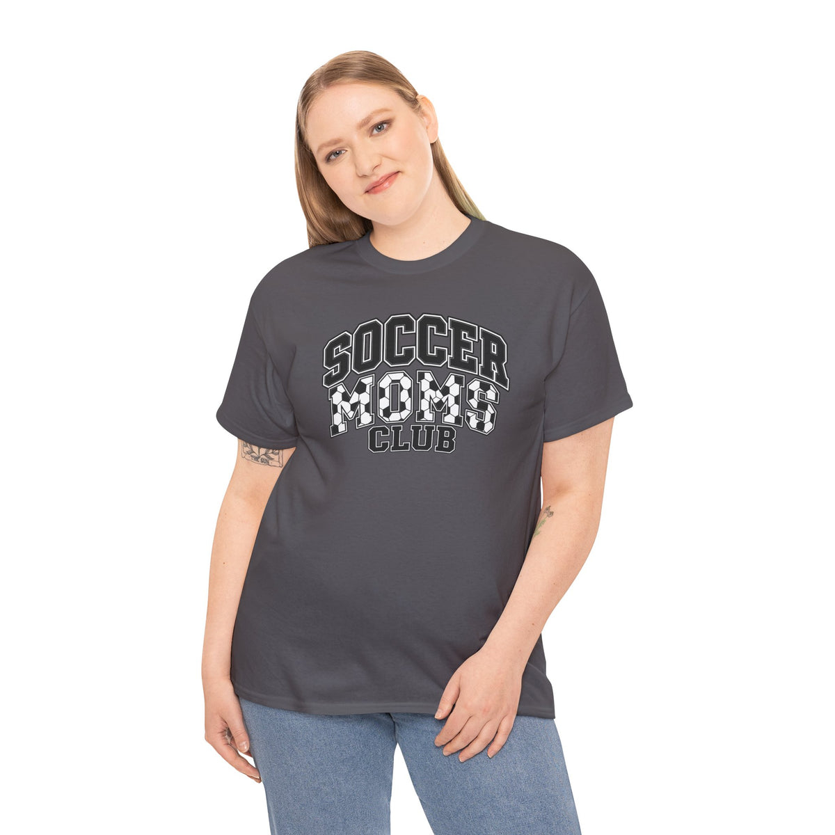 Soccer Mom Club T-Shirt — Retro Checkerboard Sports Tee
