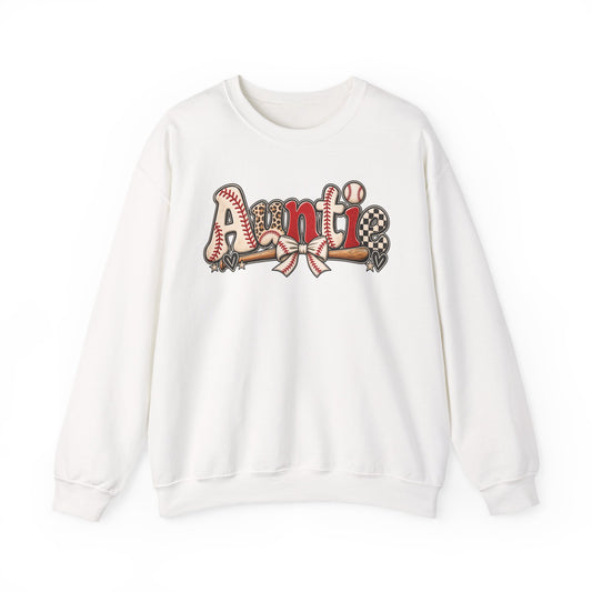 Auntie Retro Ribbon Crewneck Sweatshirt