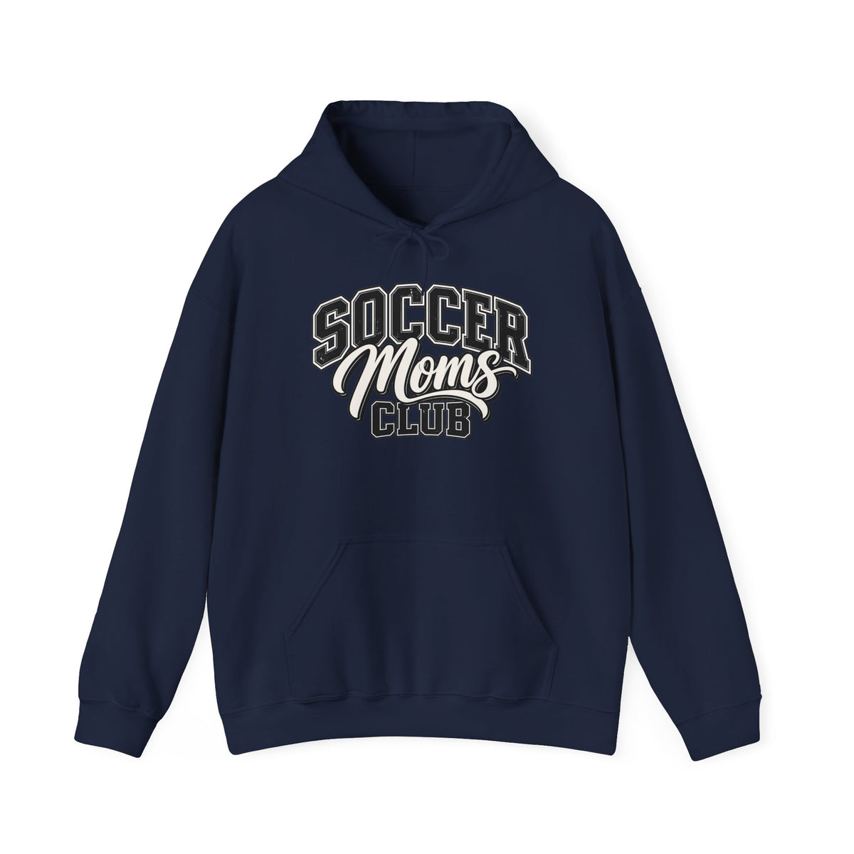 Soccer Moms Club Hoodie — Vintage Athletic Mom Pullover