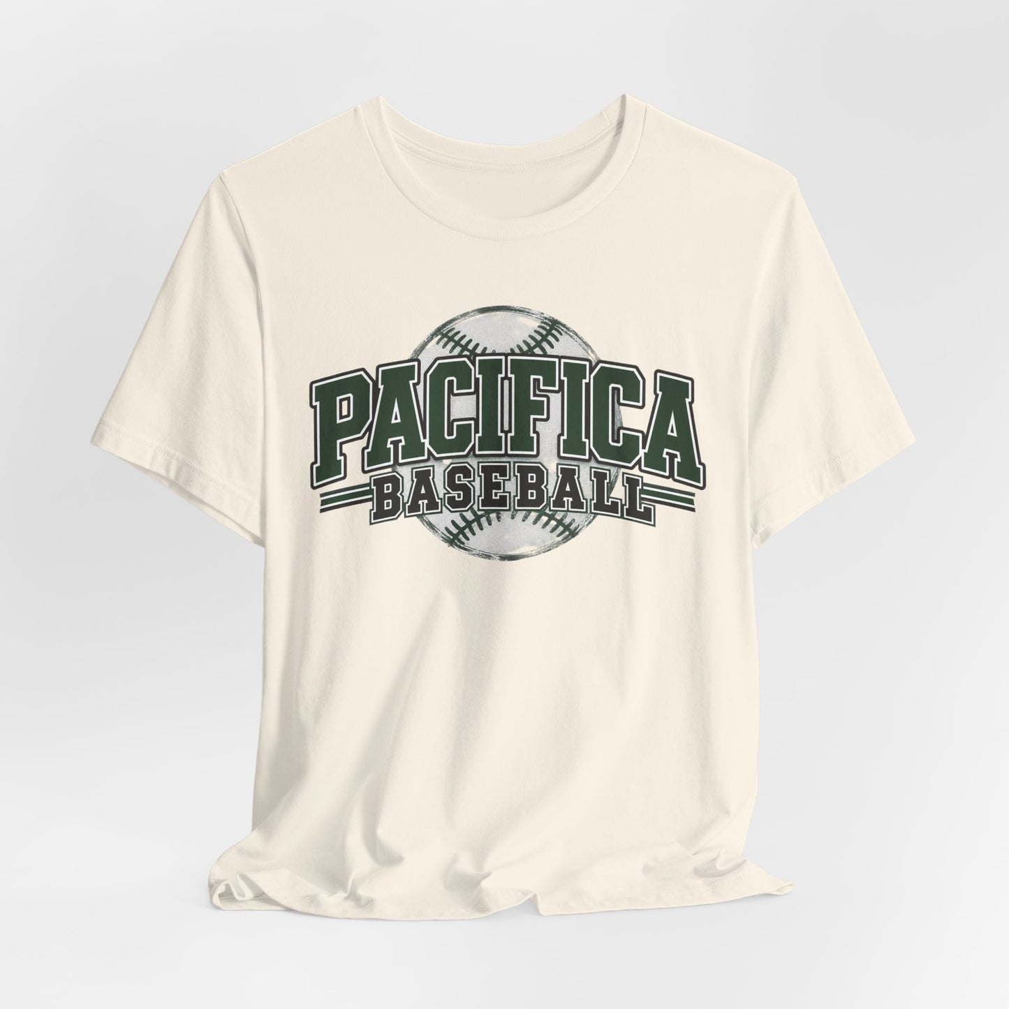 Pacifica Baseball Tee - Vintage Baseball Logo T-Shirt