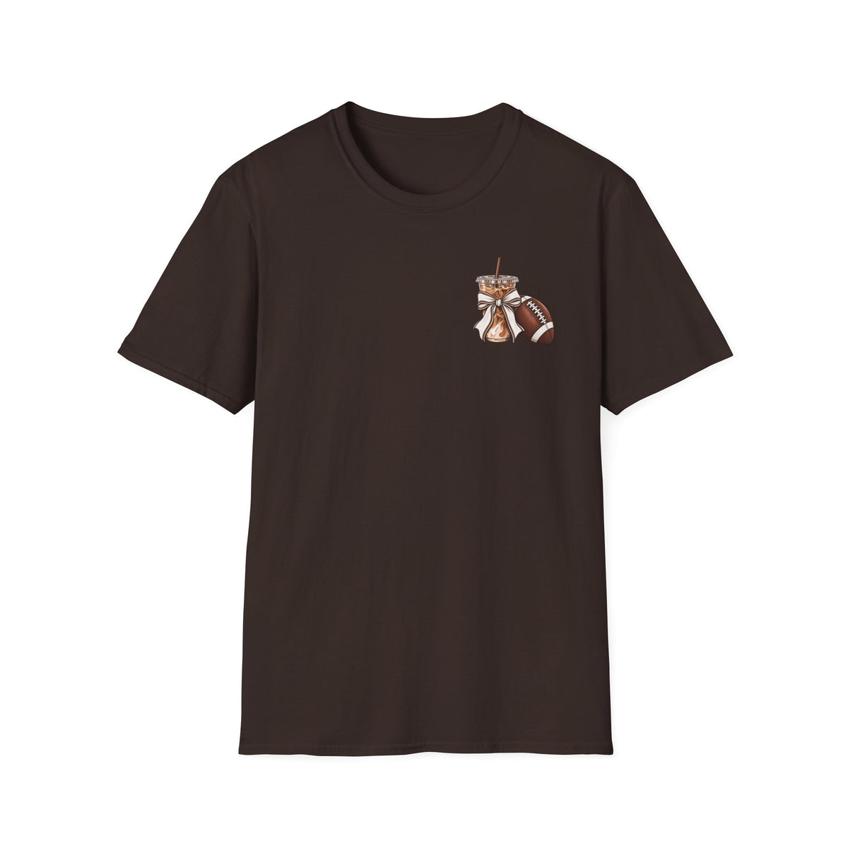 Football Mom Iced Coffee T-Shirt
