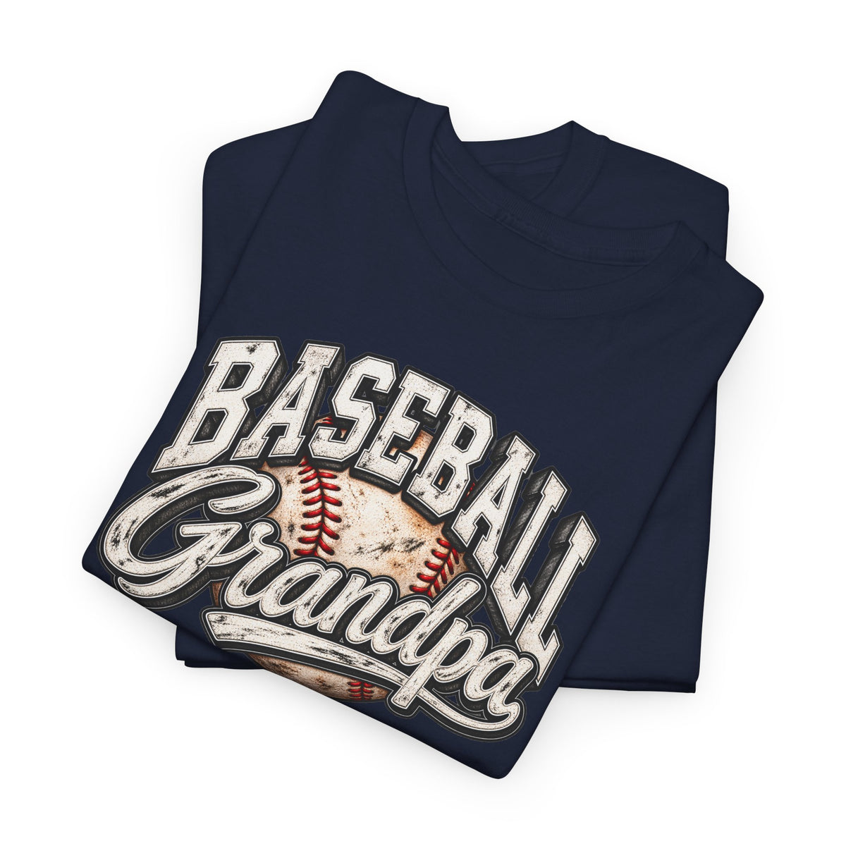 Baseball Grandpa T-Shirt — Vintage Baseball Graphic Tee for Grandfathers