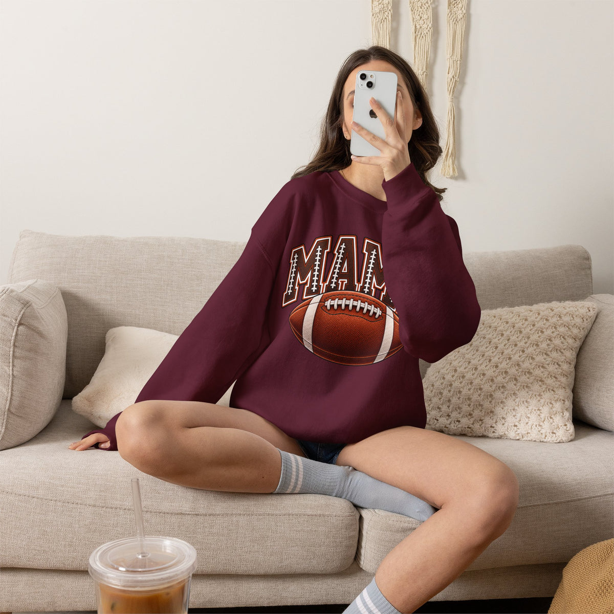 Mama Football Crewneck