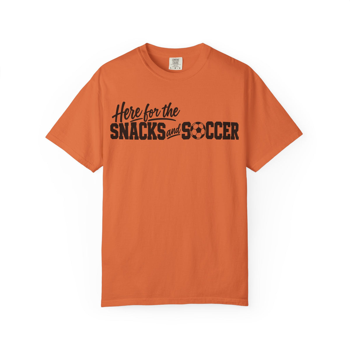 Here for the Snacks and Soccer T‑Shirt