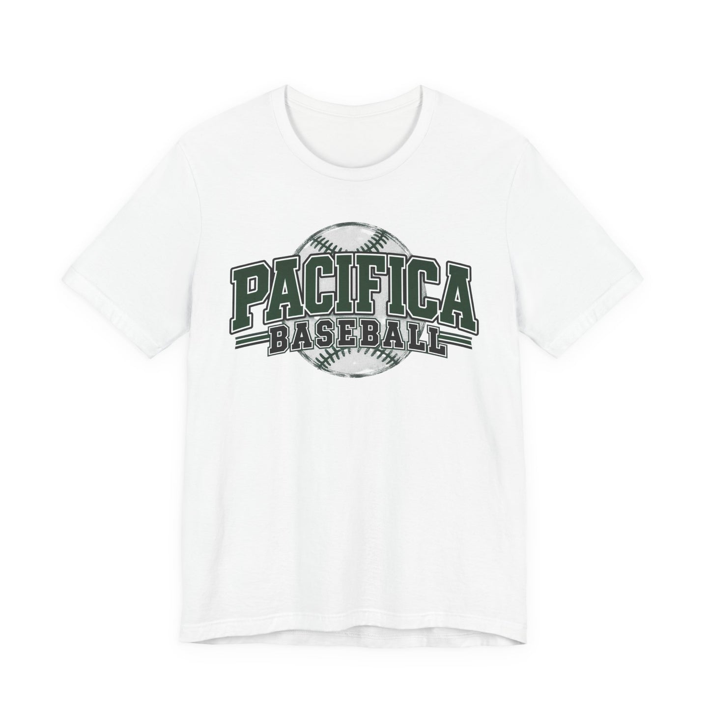 Pacifica Baseball Tee - Vintage Baseball Logo T-Shirt