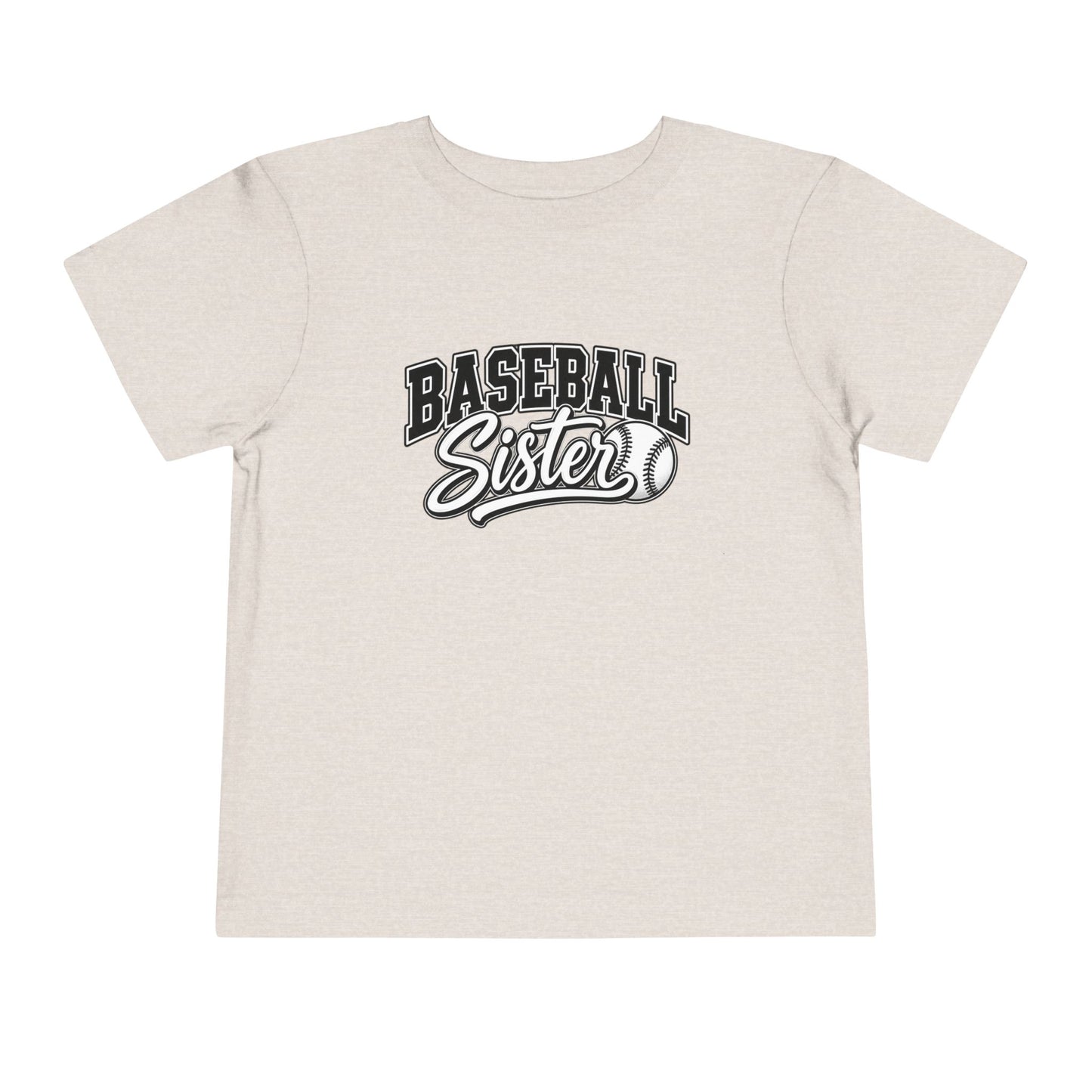 Baseball Sister Toddler Tee