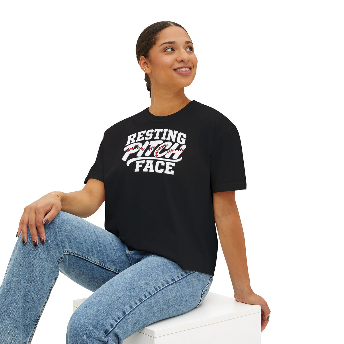 Resting Pitch Face Boxy Tee