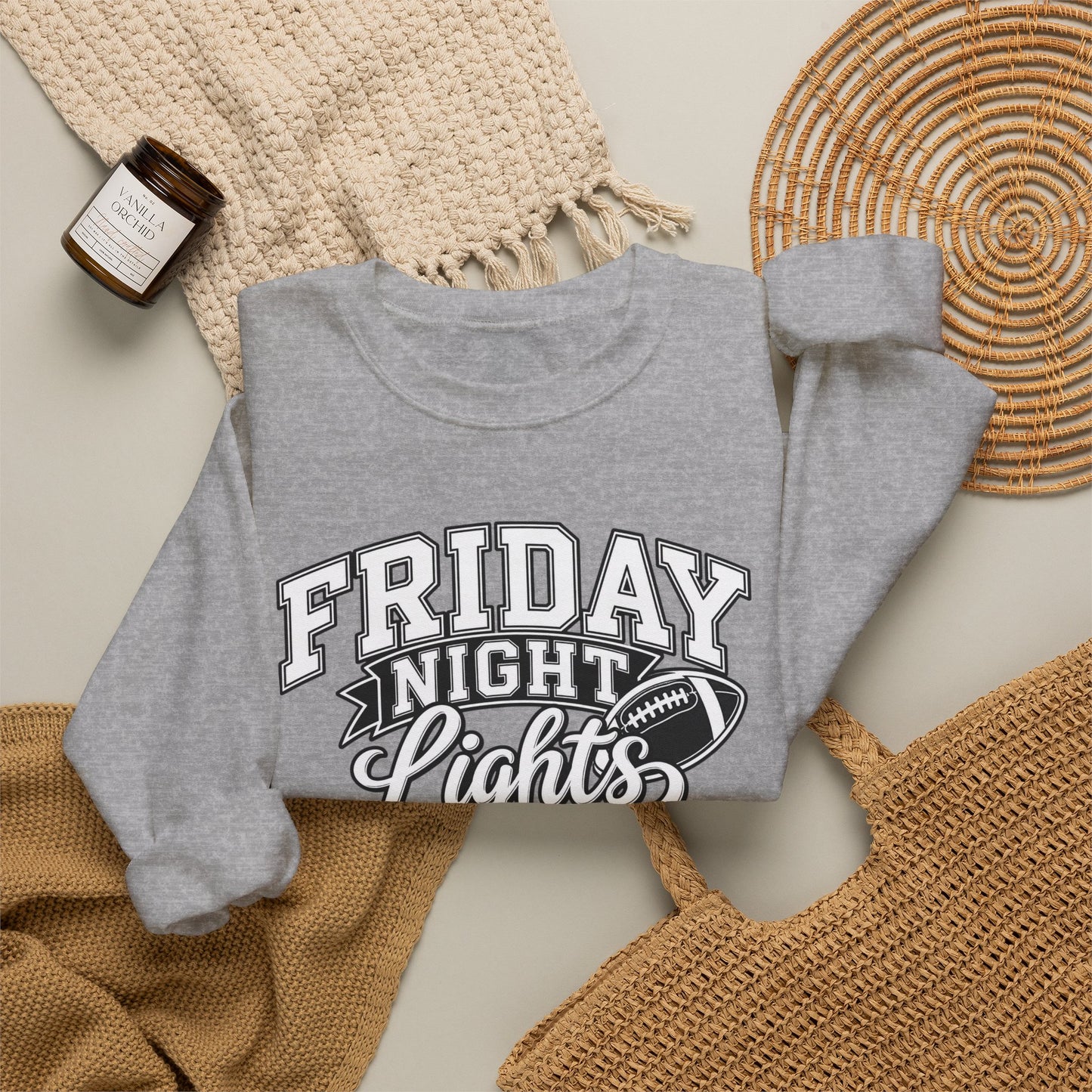 Friday Night Lights Football Crewneck Sweatshirt