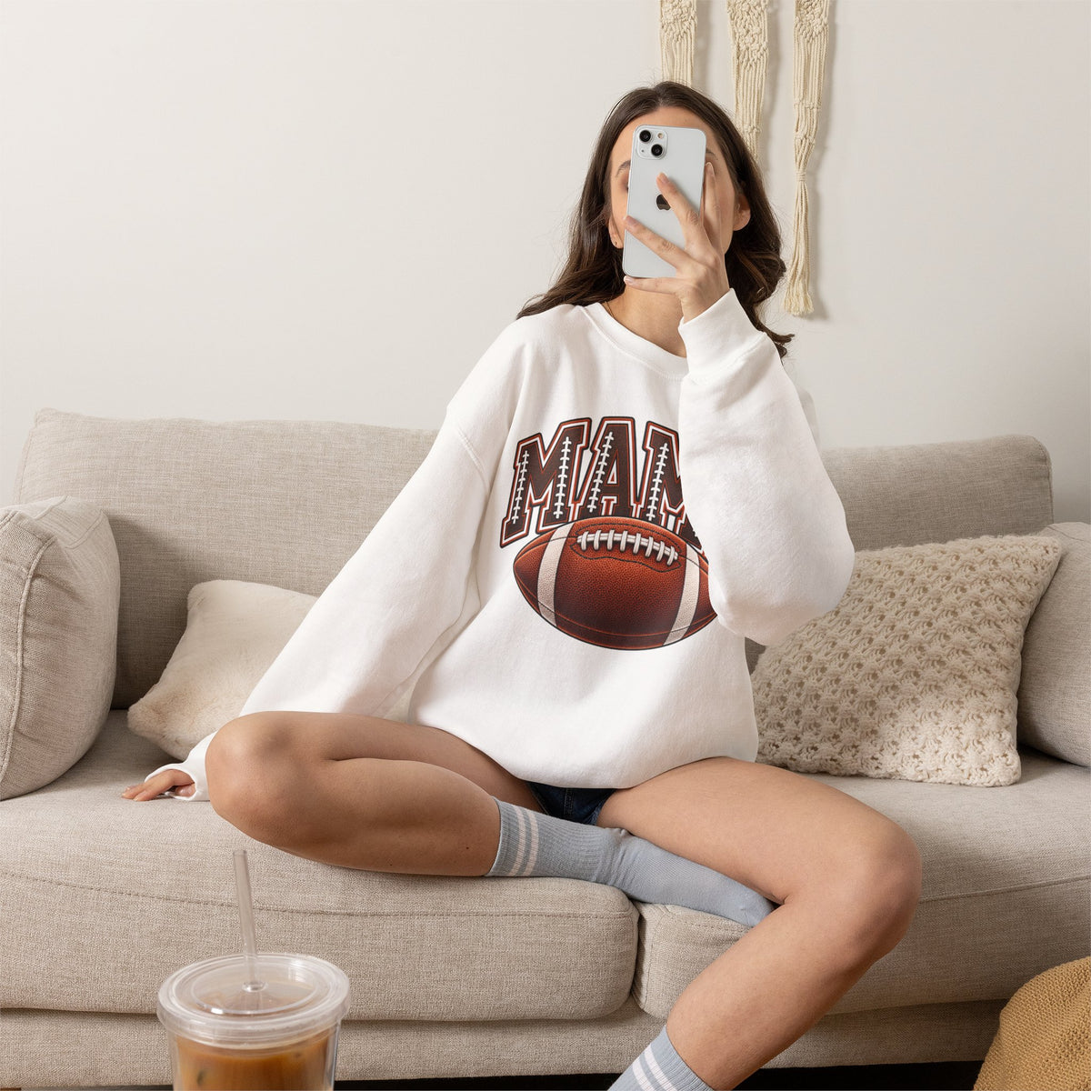 Mama Football Crewneck