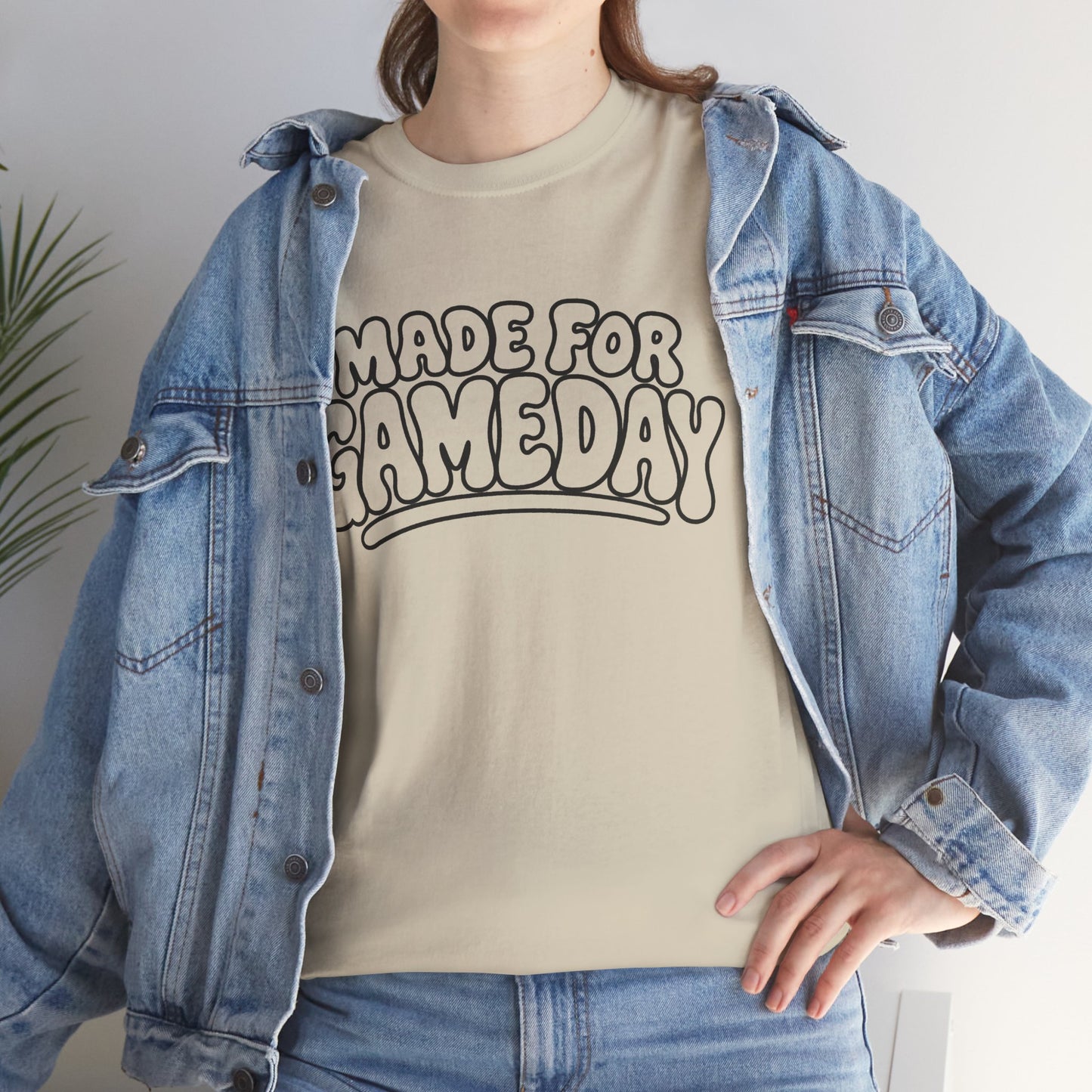 Made for Gameday Tee — Retro Sports Fan Graphic T‑Shirt