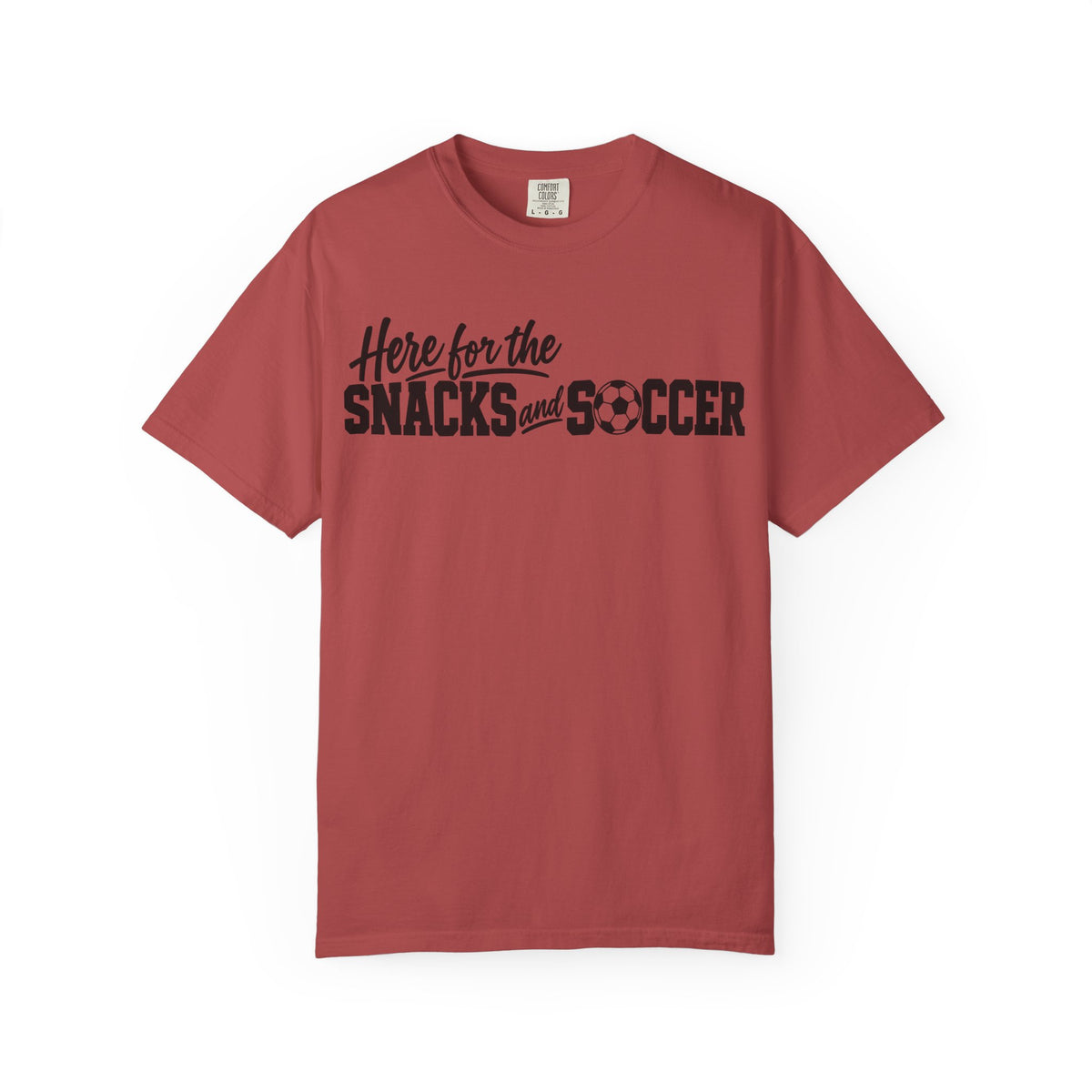 Here for the Snacks and Soccer T‑Shirt