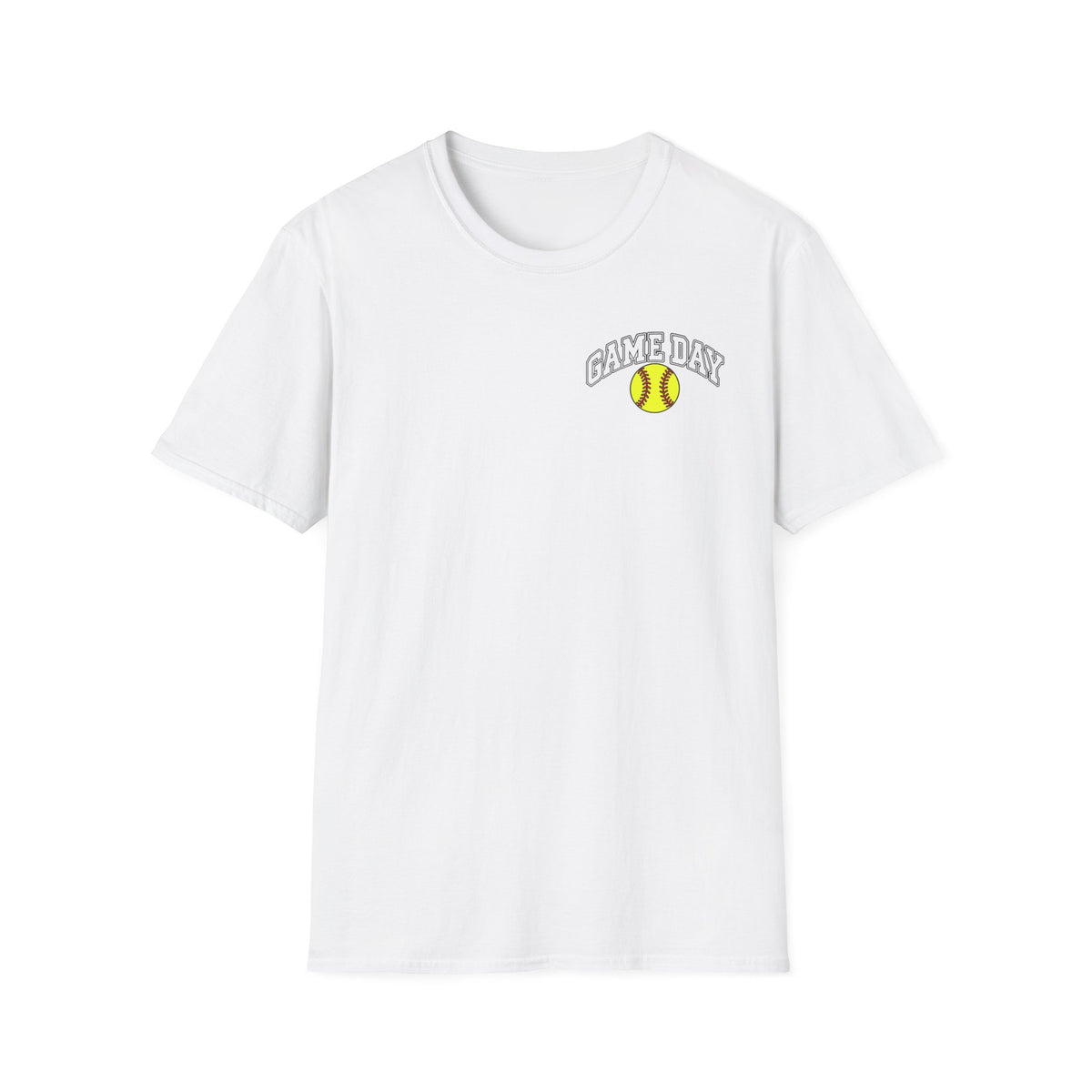 Game Day Softball T-Shirt — Womens/Mens Casual Sports Tee