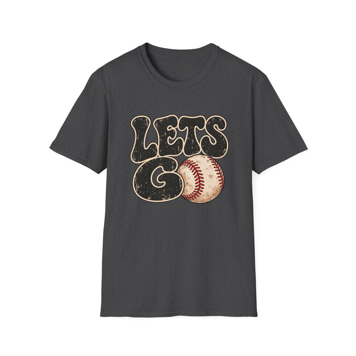 Lets Go Baseball Graphic T‑Shirt