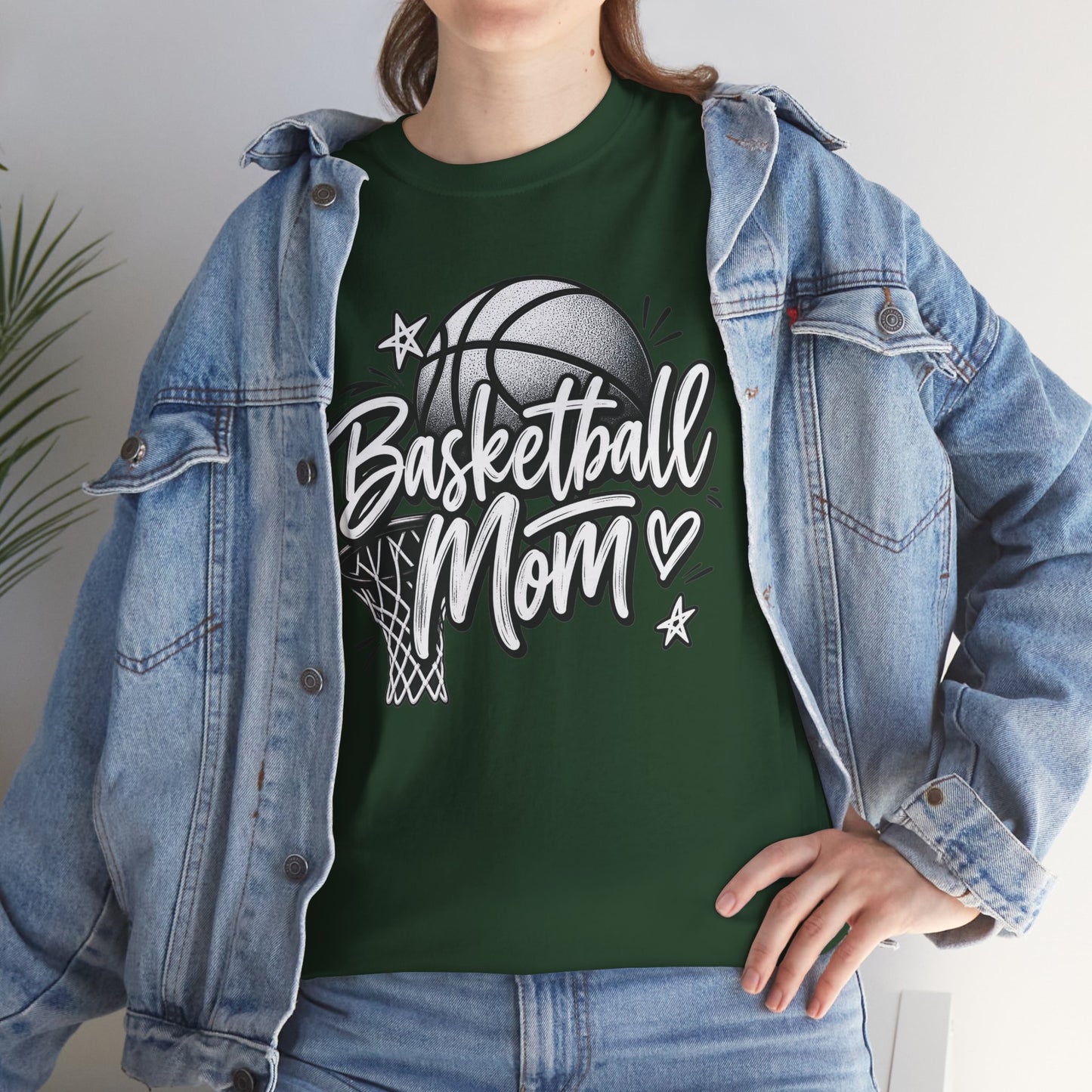Basketball Mom T-Shirt — Graphic Sports Mom Tee