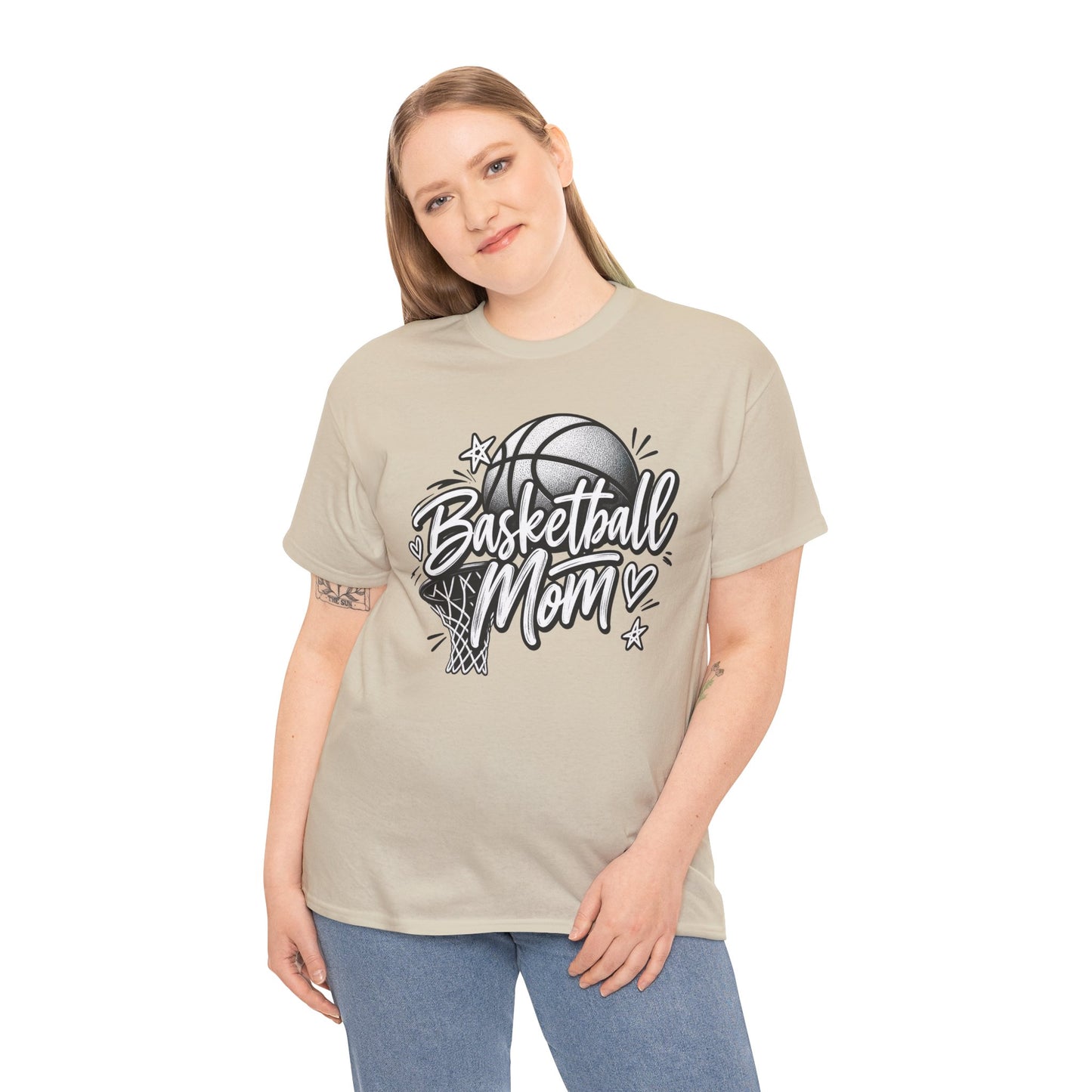 Basketball Mom T-Shirt — Graphic Sports Mom Tee