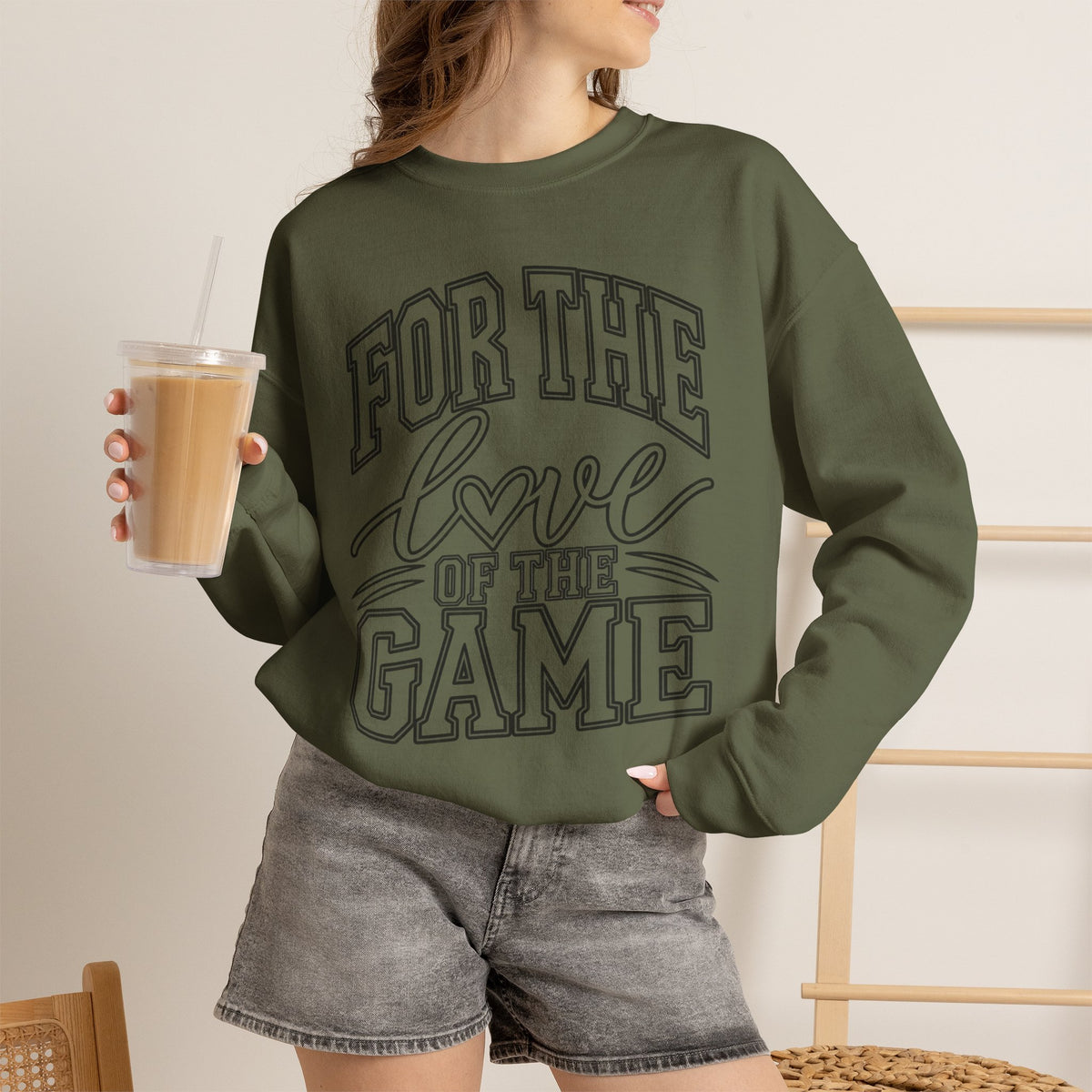 For The Love Of The Game Crewneck Sweatshirt