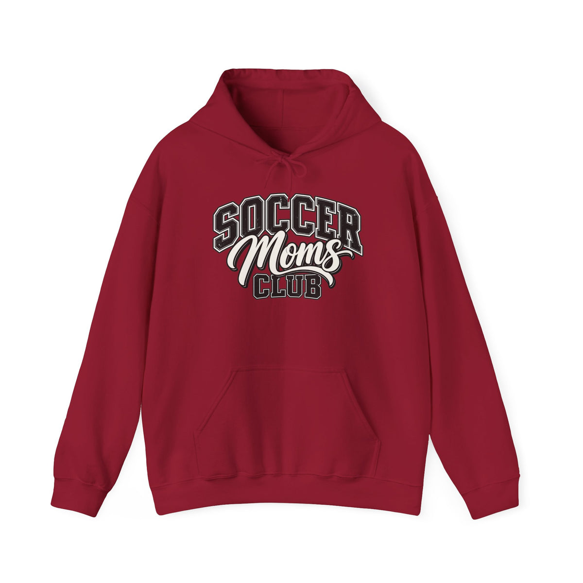 Soccer Moms Club Hoodie — Vintage Athletic Mom Pullover