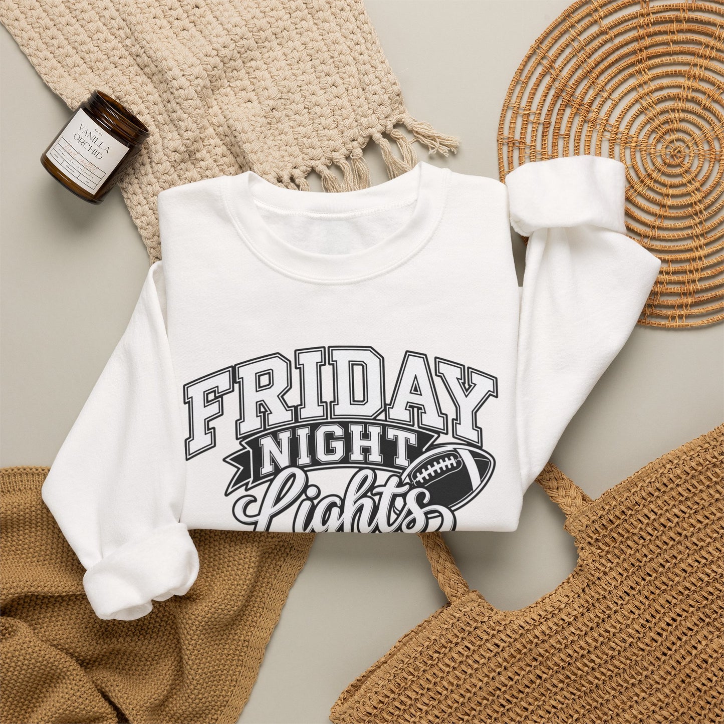 Friday Night Lights Football Crewneck Sweatshirt