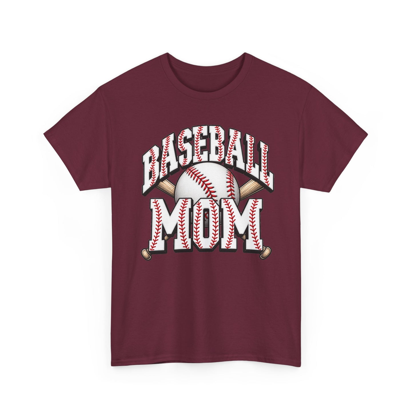 Baseball Mom T-Shirt – Retro Baseball Graphic Tee for Proud Moms