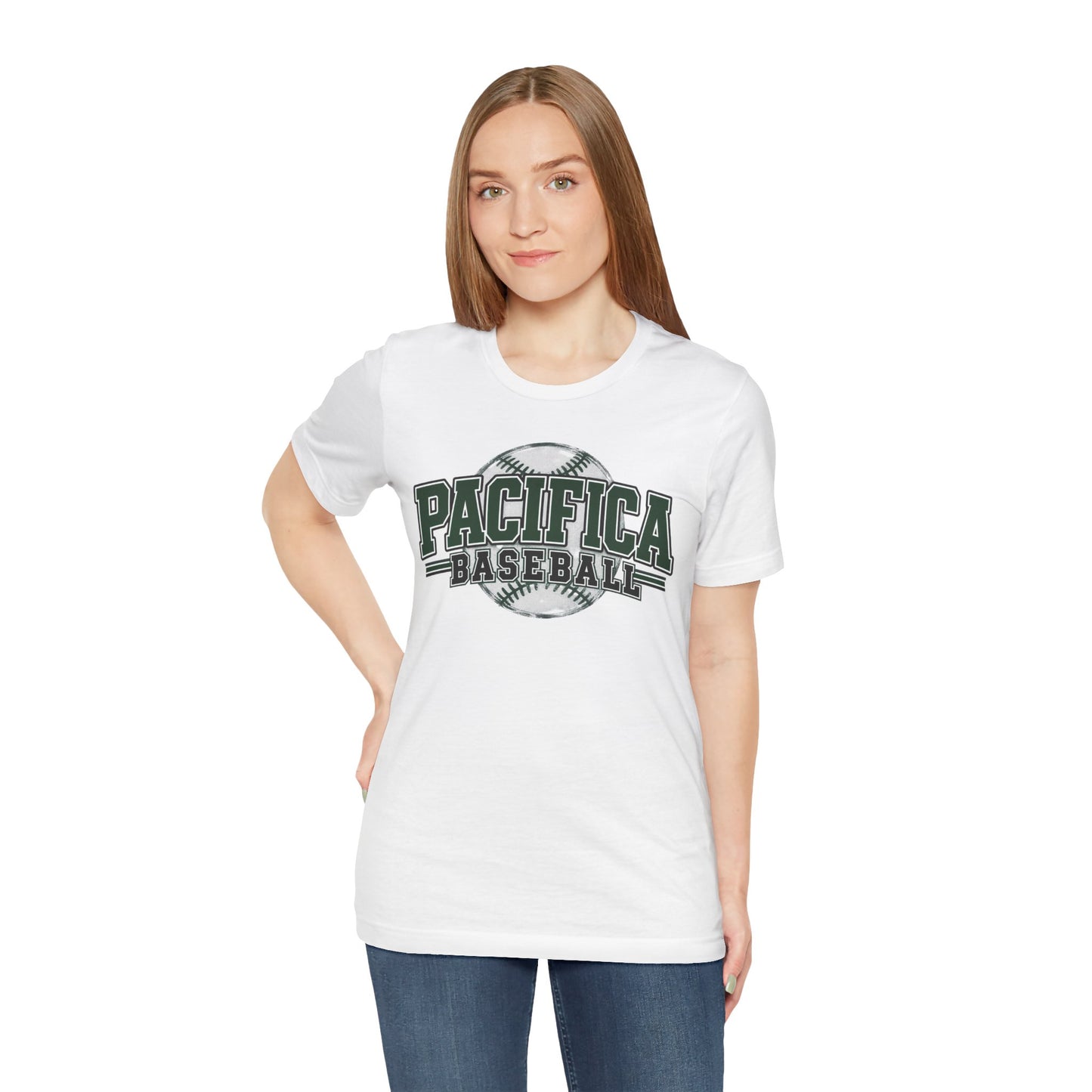 Pacifica Baseball Tee - Vintage Baseball Logo T-Shirt