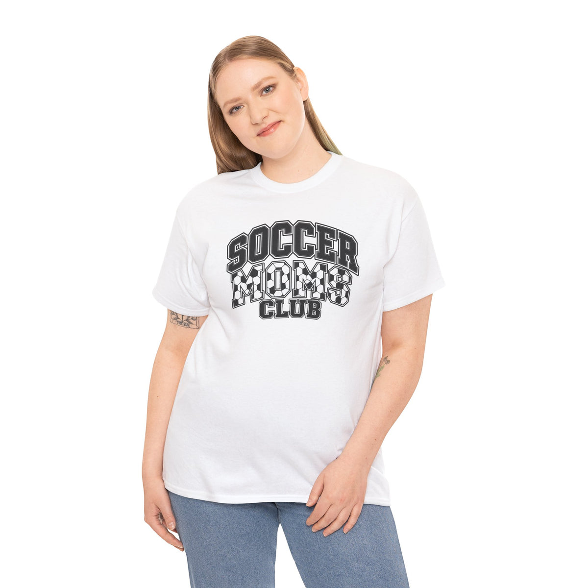 Soccer Mom Club T-Shirt — Retro Checkerboard Sports Tee