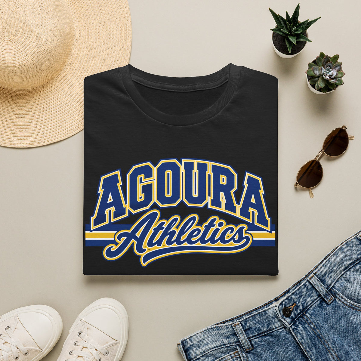 Agoura Athletics T-Shirt — Collegiate Varsity Logo Tee