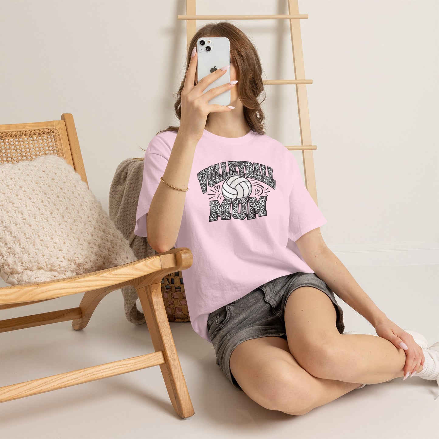 Volleyball Mom T-Shirt — Retro Volleyball Graphic Tee for Proud Moms