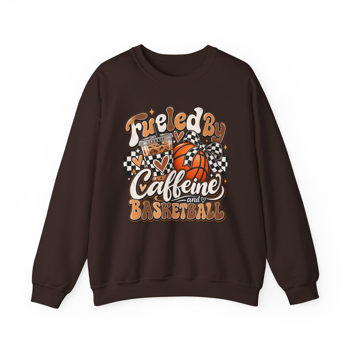Heavy Blend™ Basketball Crewneck Sweatshirt
