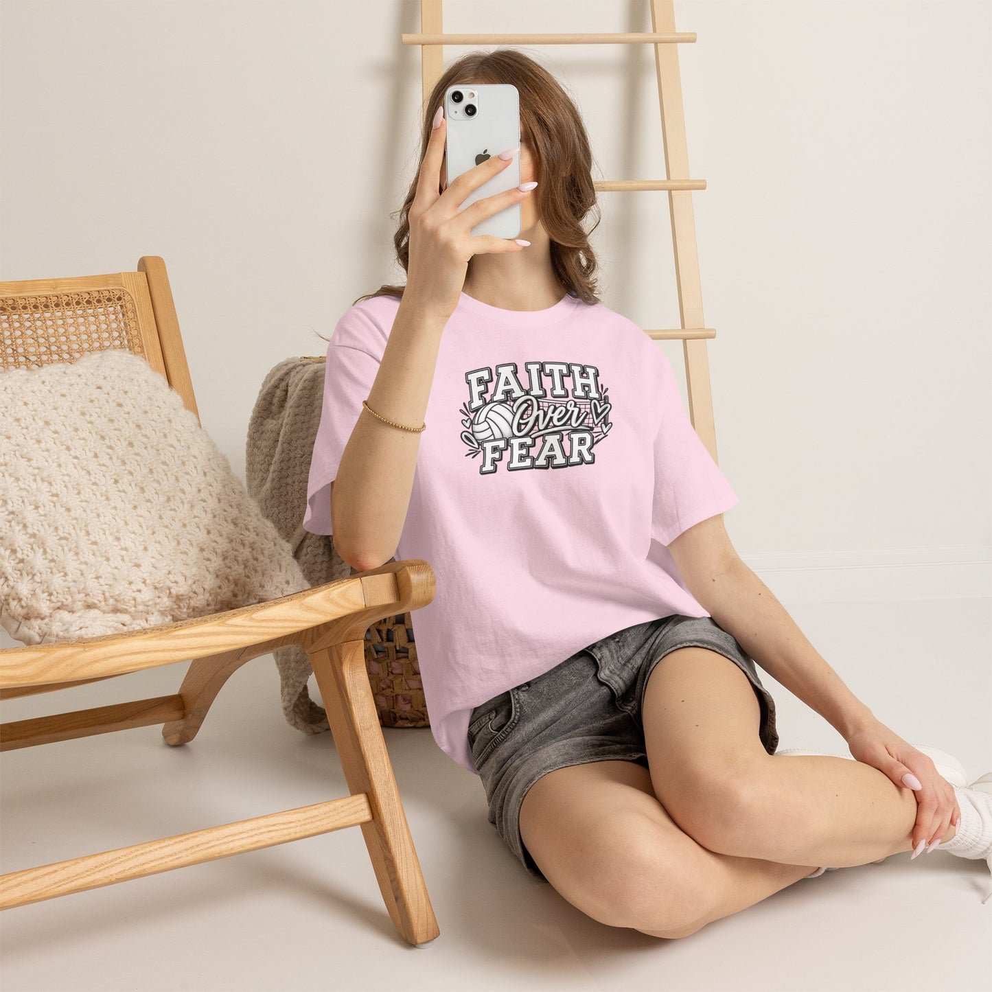 Faith Over Fear T‑Shirt - Inspirational Christian Tee