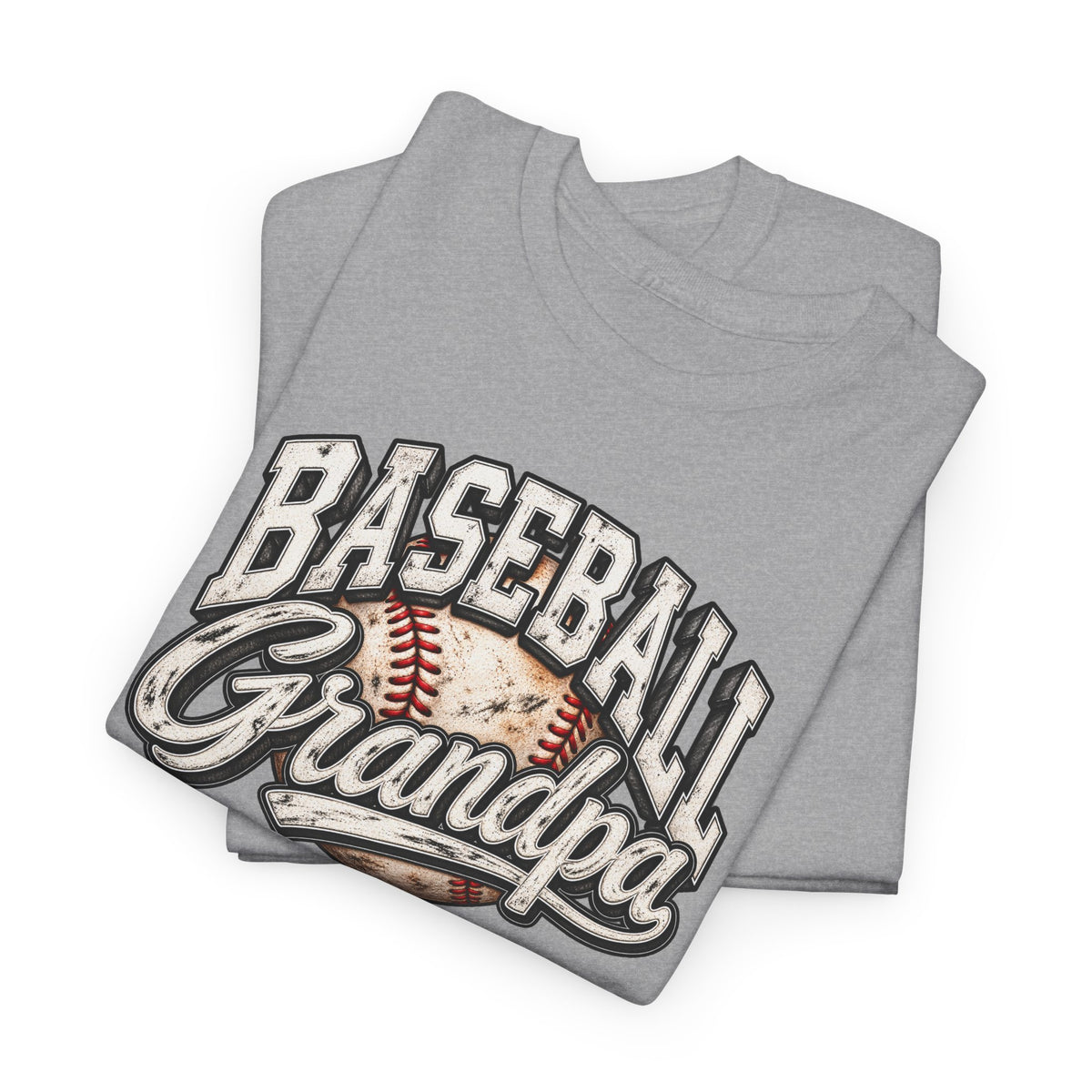Baseball Grandpa T-Shirt — Vintage Baseball Graphic Tee for Grandfathers