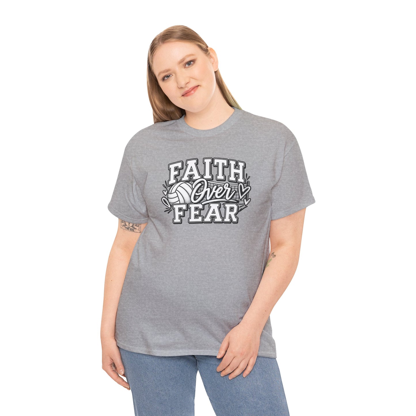 Faith Over Fear T‑Shirt - Inspirational Christian Tee