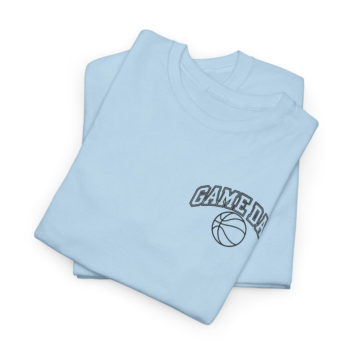 Basketball Gamer Tee — "Game Day" Graphic Chest T‑Shirt