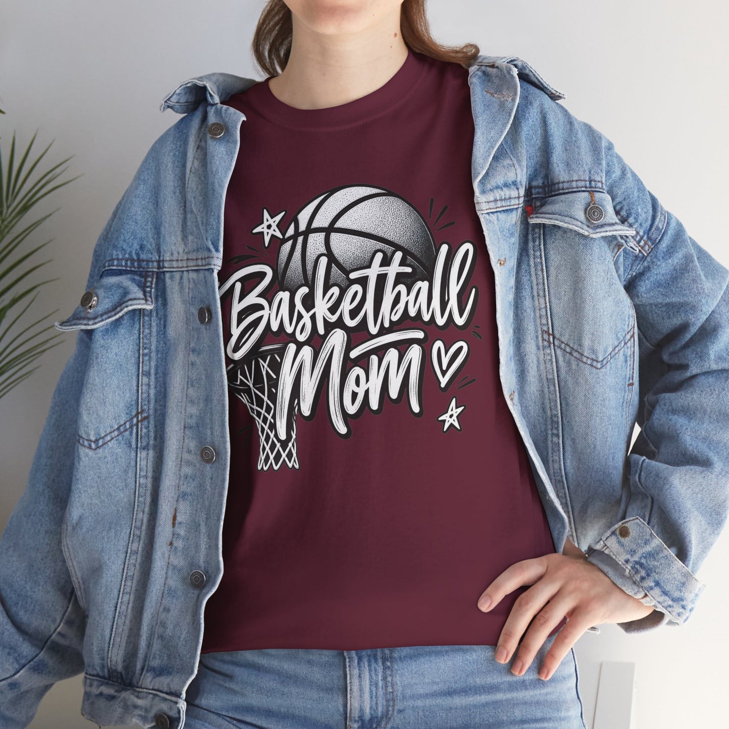 Basketball Mom T-Shirt — Graphic Sports Mom Tee