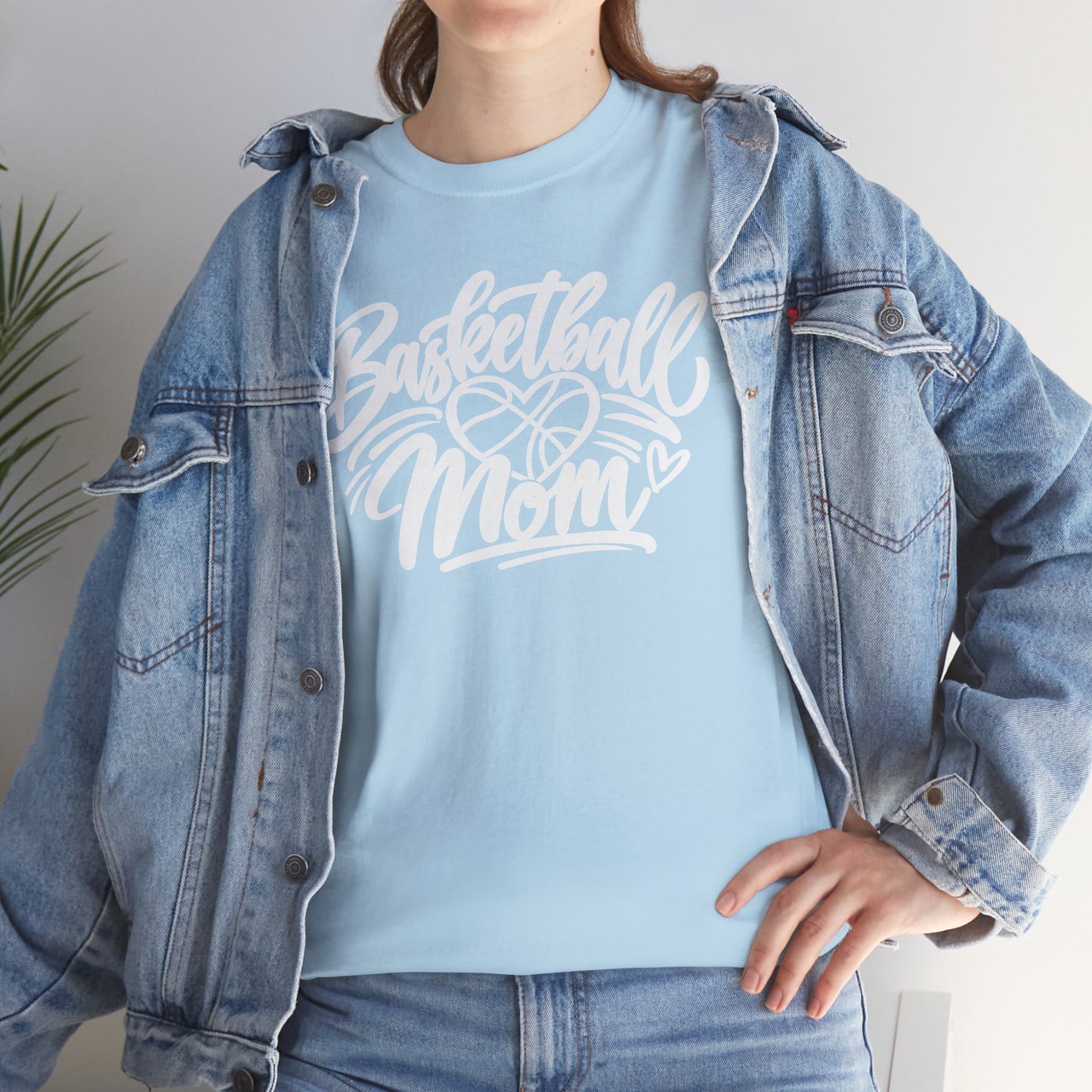 Basketball Mom T-Shirt — Script Logo Tee for Proud Coaches & Fans