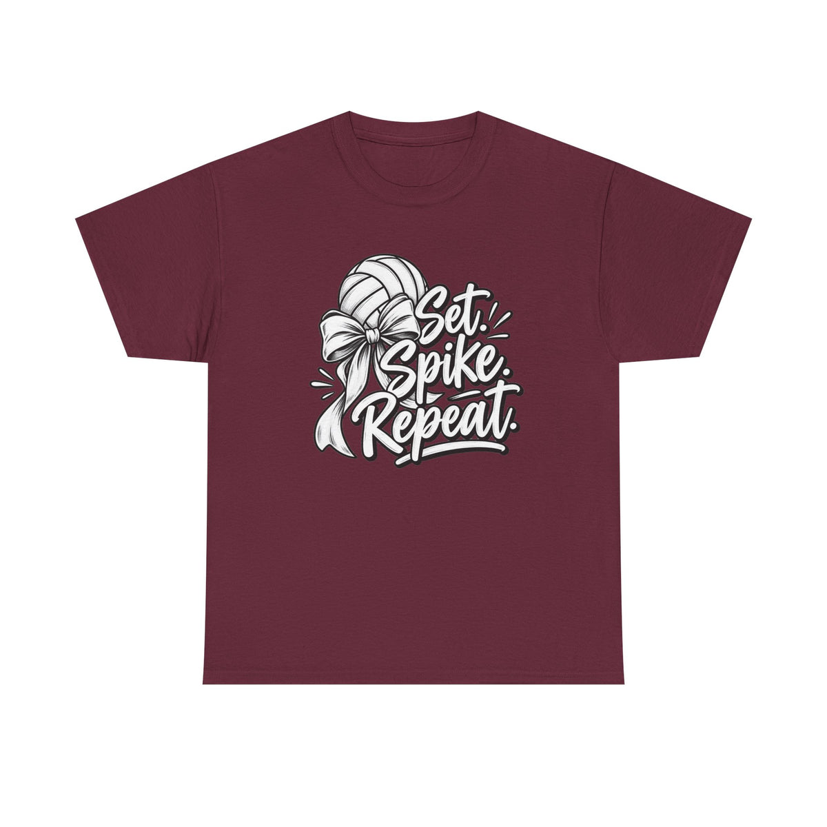 “Set, Spike, Repeat” Graphic T-Shirt