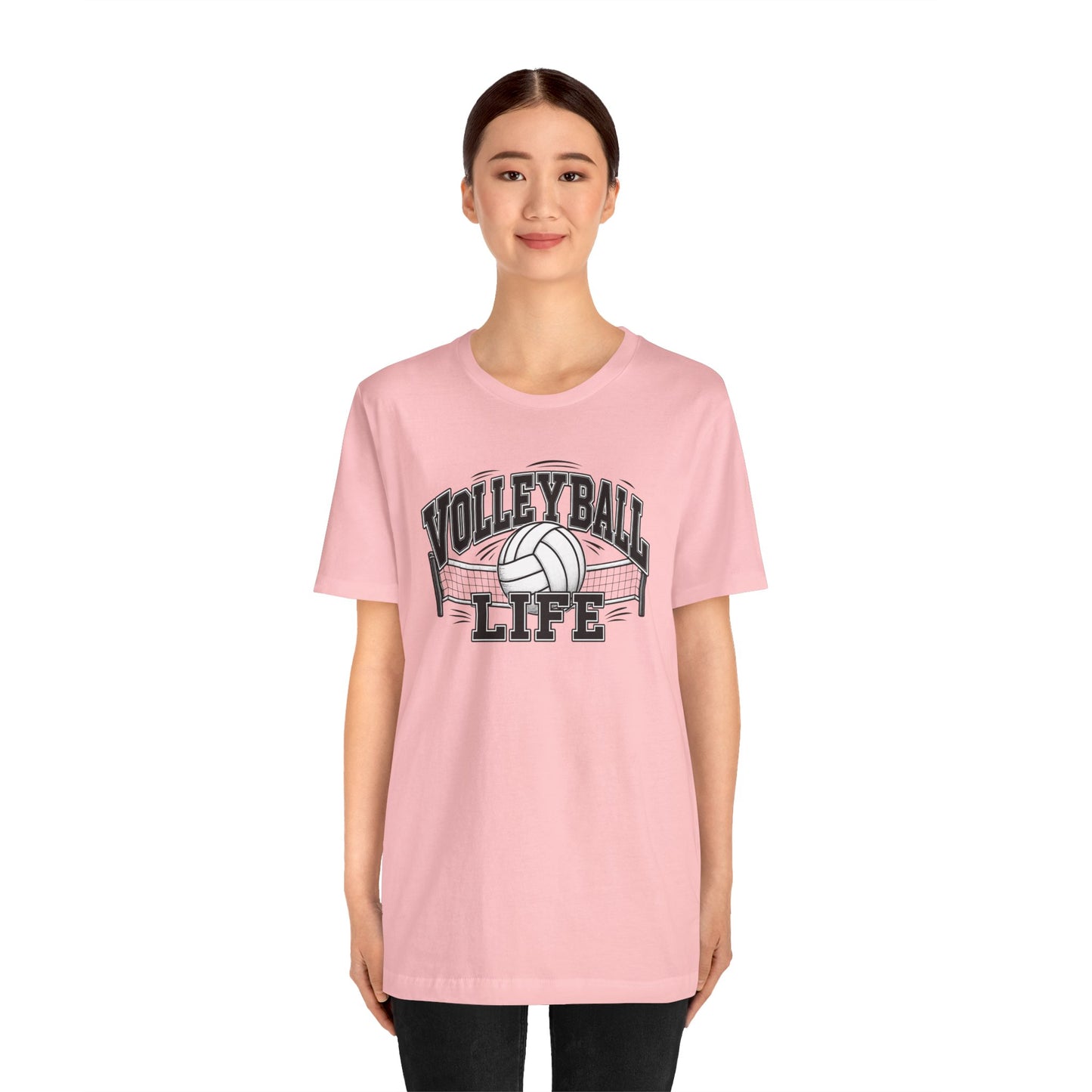 Volleyball Life Tee — Graphic Volleyball Net Shirt