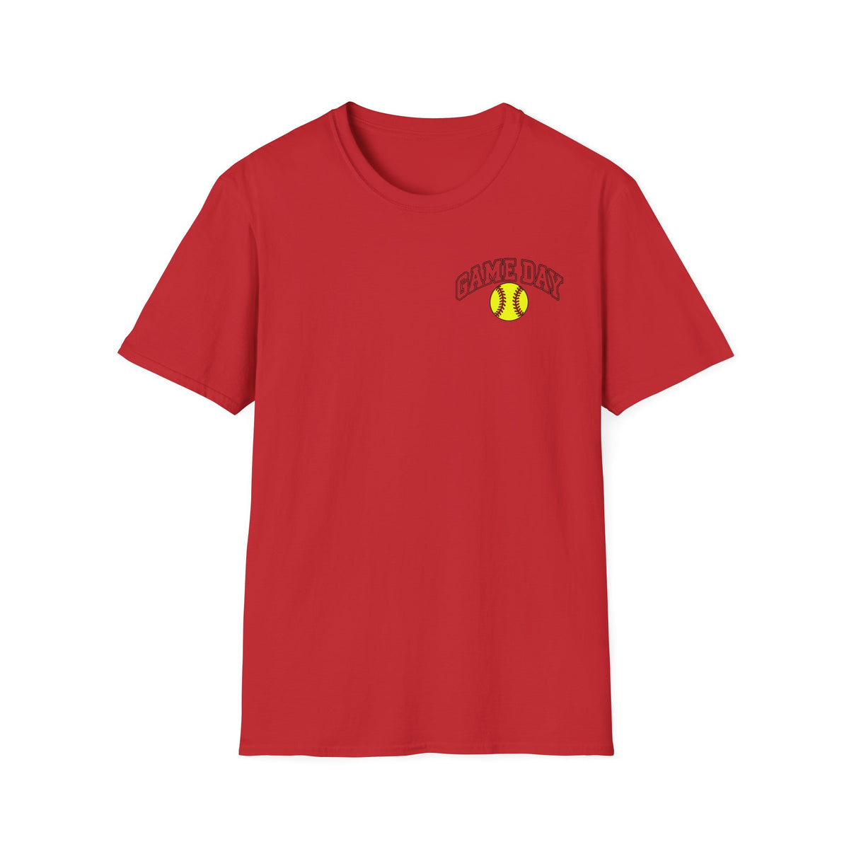 Game Day Softball T-Shirt — Womens/Mens Casual Sports Tee