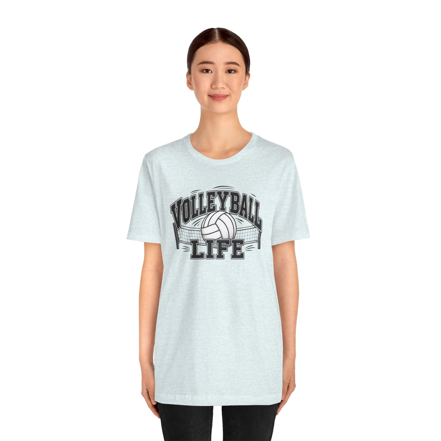 Volleyball Life Tee — Graphic Volleyball Net Shirt
