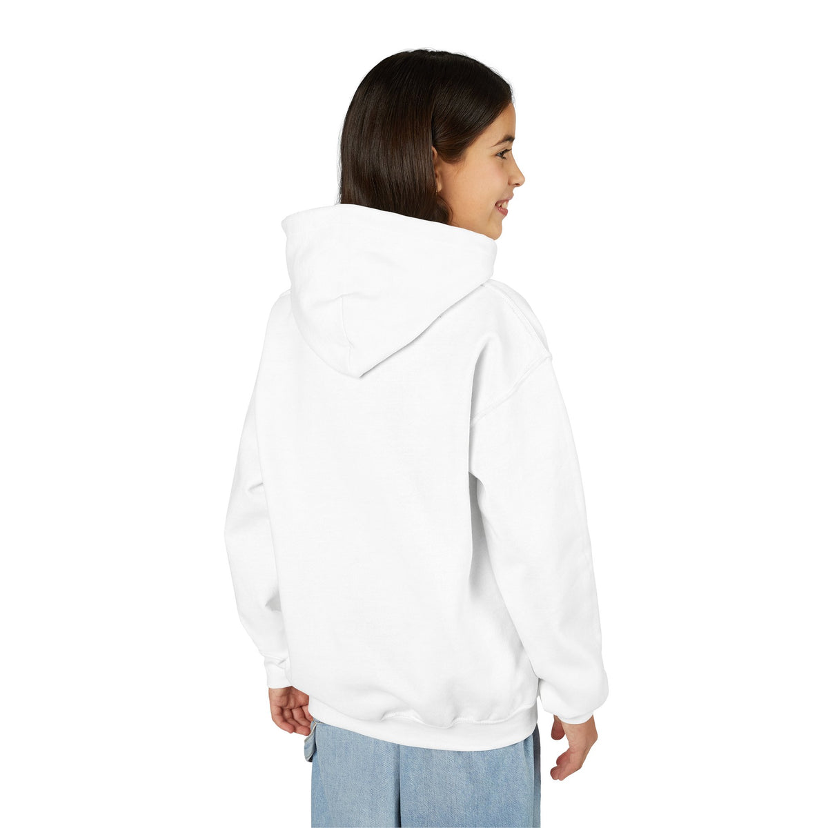Youth Hoodie - "Diamonds Are A Girl's Best Friend" Softball Design (Pink Ribbon)