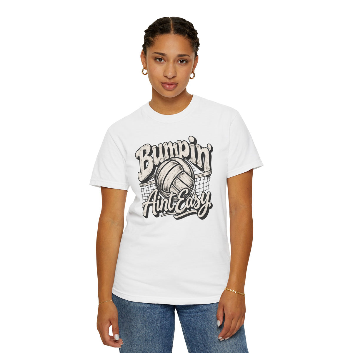 Bumpin' Ain't Easy Volleyball Tee