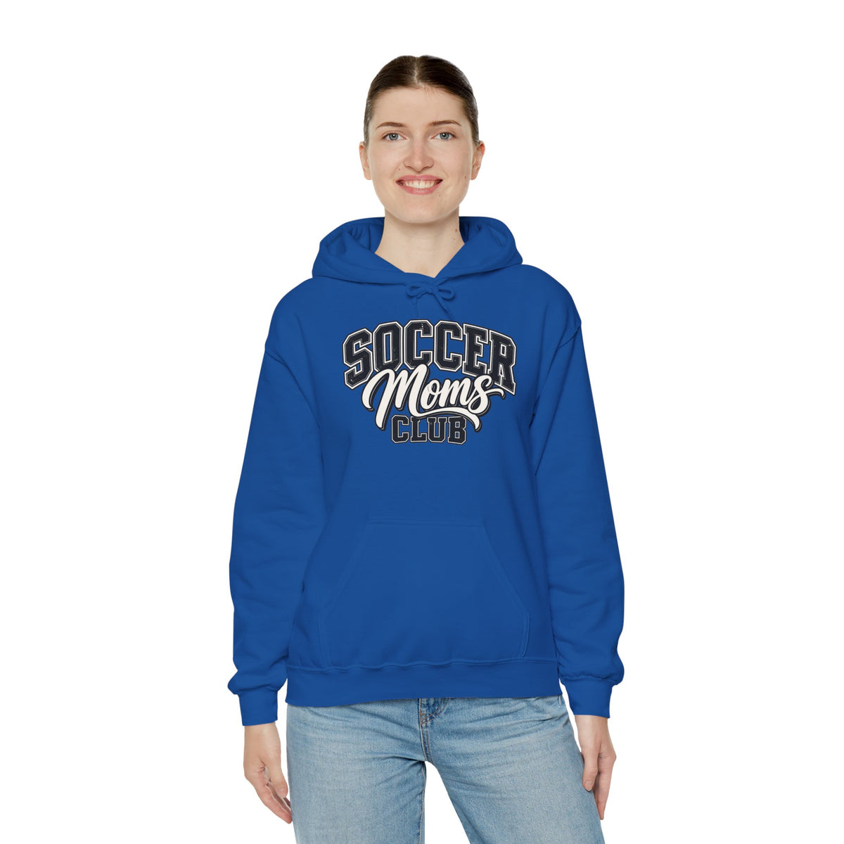 Soccer Moms Club Hoodie — Vintage Athletic Mom Pullover