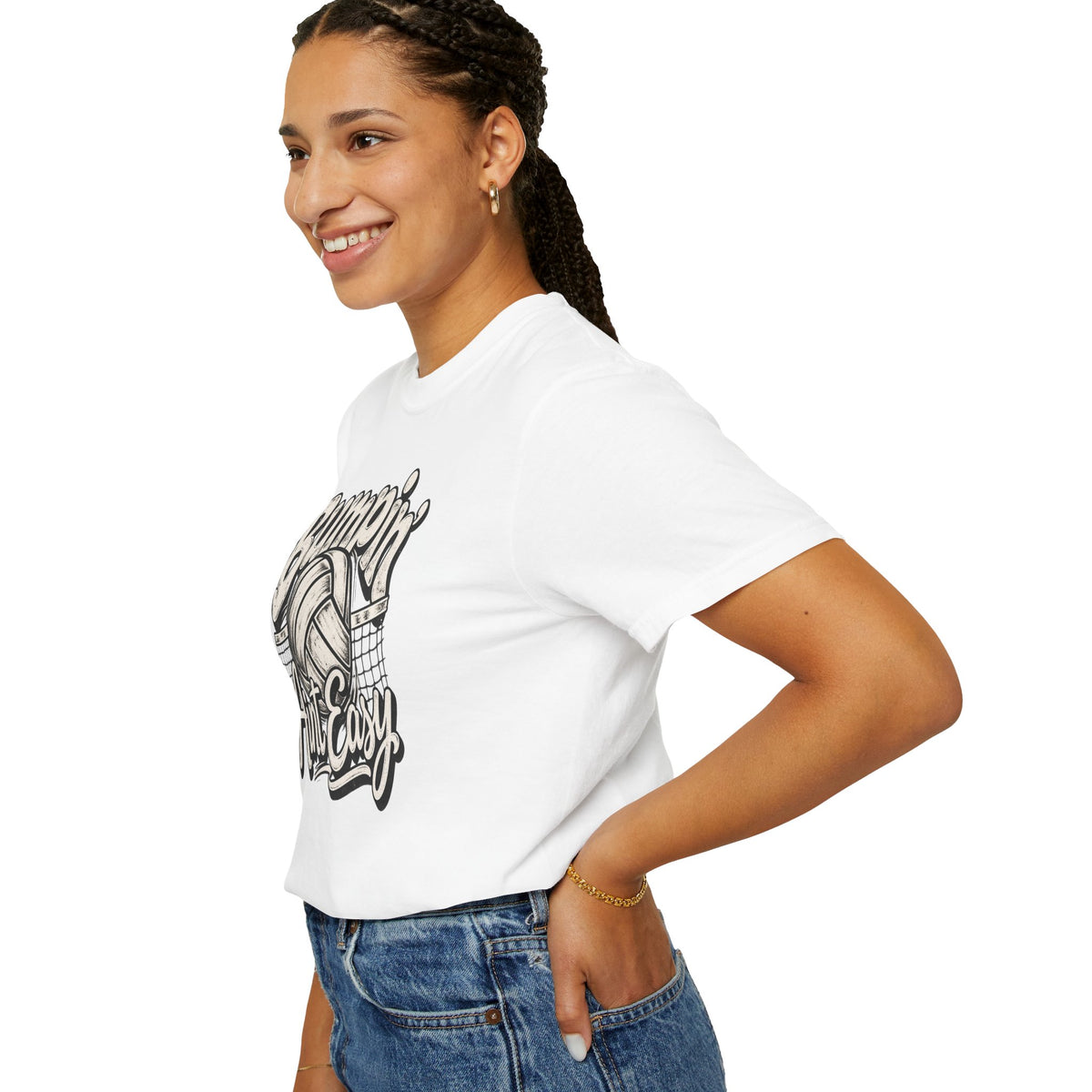 Bumpin' Ain't Easy Volleyball Tee