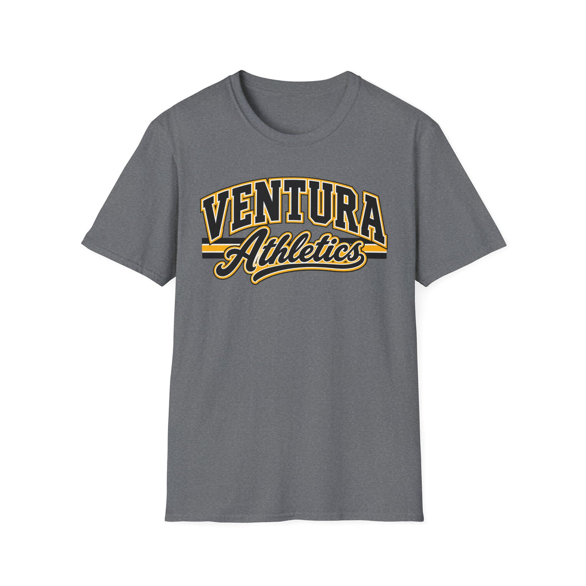 Ventura Athletics T-Shirt — Vintage Collegiate Crew Tee