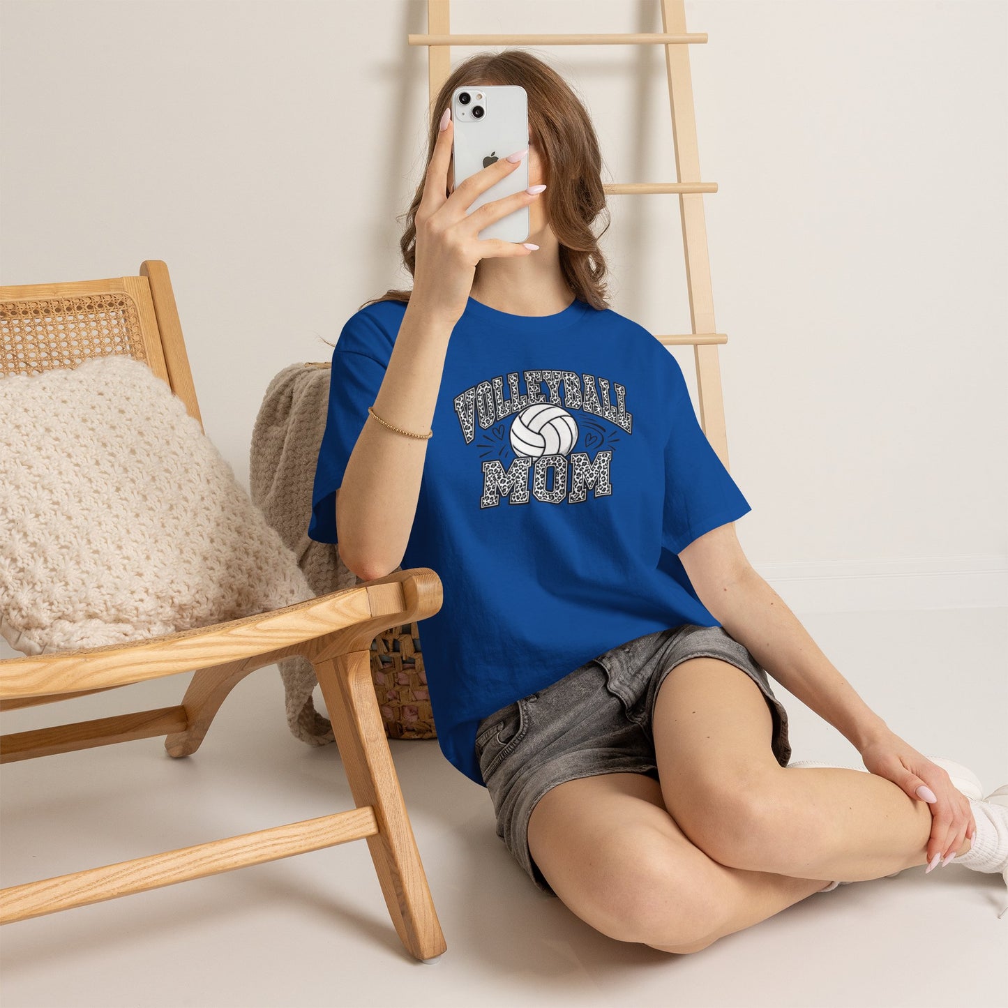 Volleyball Mom T-Shirt — Retro Volleyball Graphic Tee for Proud Moms