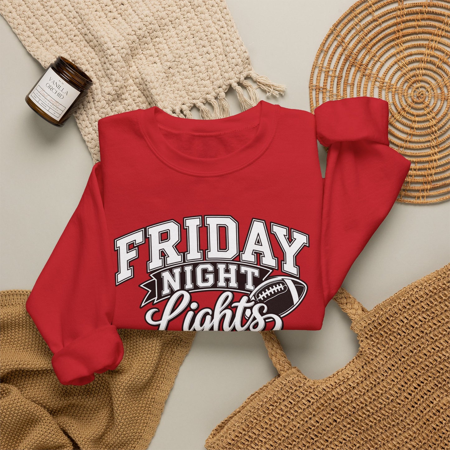 Friday Night Lights Football Crewneck Sweatshirt