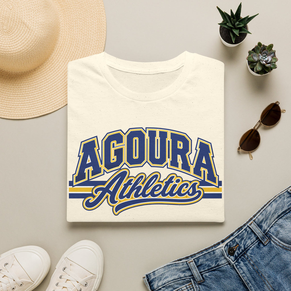 Agoura Athletics T-Shirt — Collegiate Varsity Logo Tee