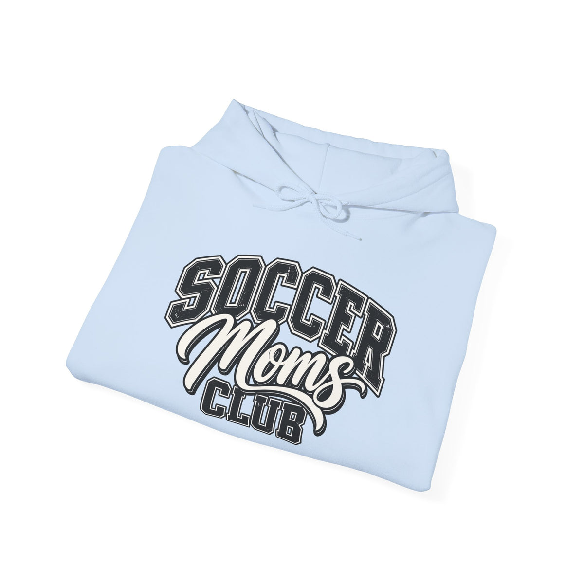 Soccer Moms Club Hoodie — Vintage Athletic Mom Pullover